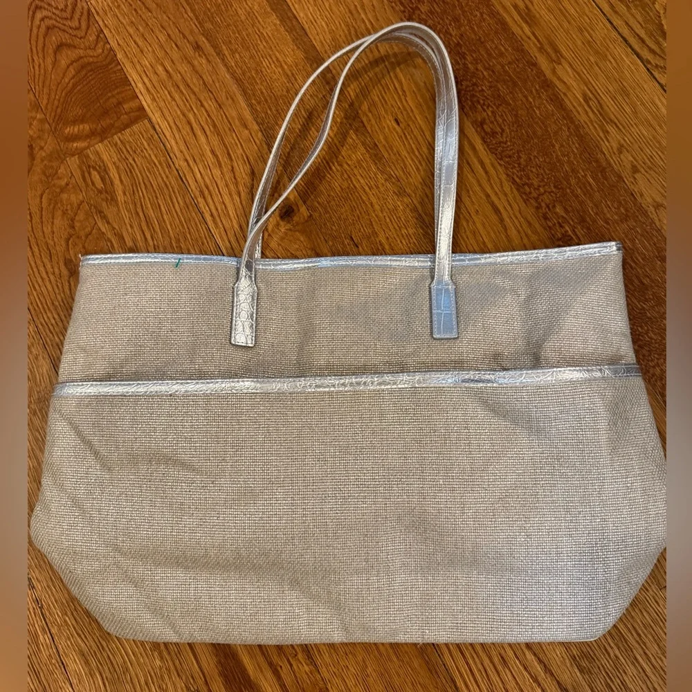 Michael Kors‎ Metallic Cotton Large Tote
